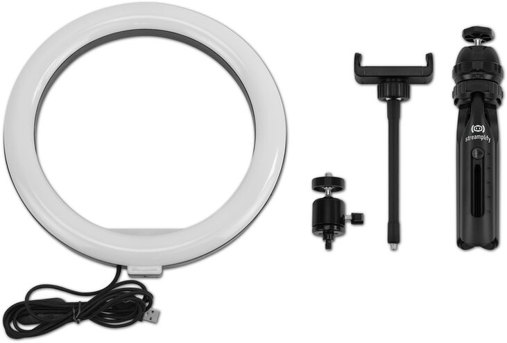 Aro de Luz Streamplify LIGHT 10, 25,4cm, 5V USB - Negro image number 8