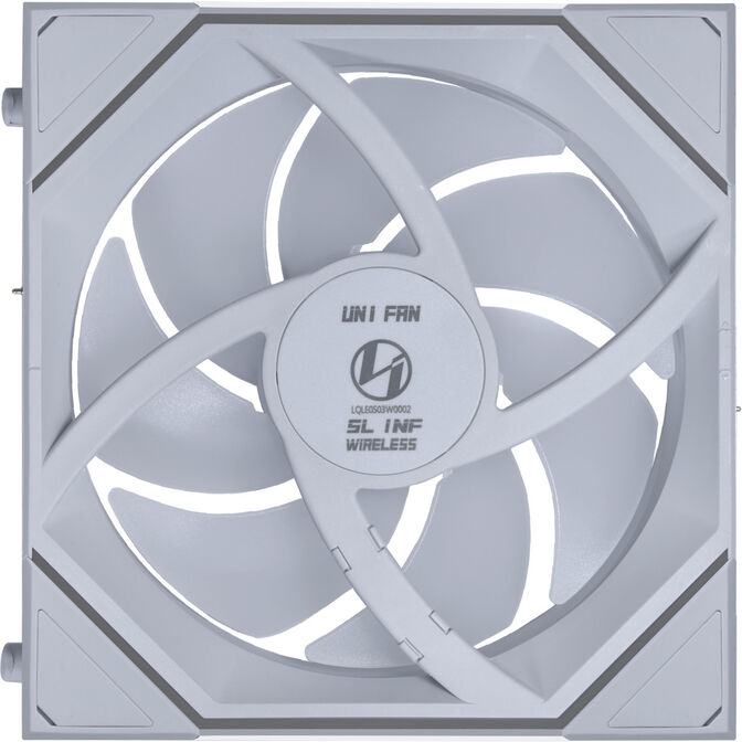 Ventilador Lian Li UNI FAN SL120 Infinity Wireless RGB Reverse Blade PWM Blanco 120mm (Pack 3) image number 6