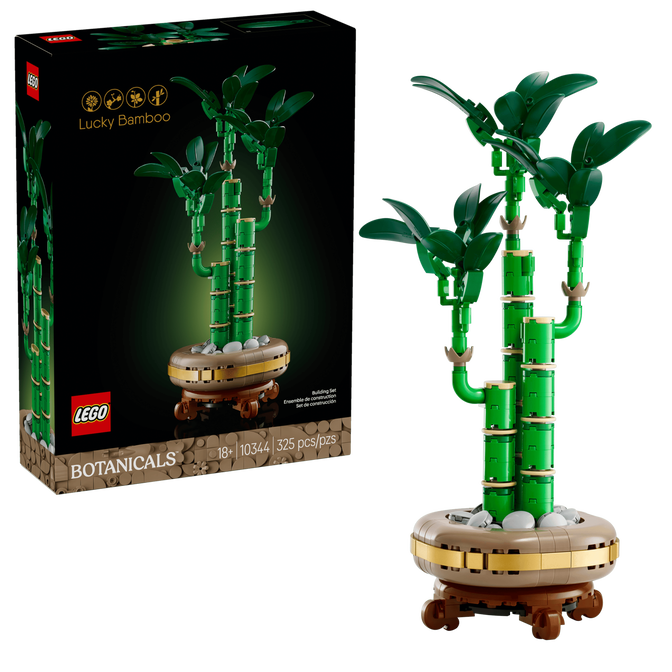 LEGO Botanicals: Bamb&uacute; de la Suerte, 325 Piezas (10344) image number 0
