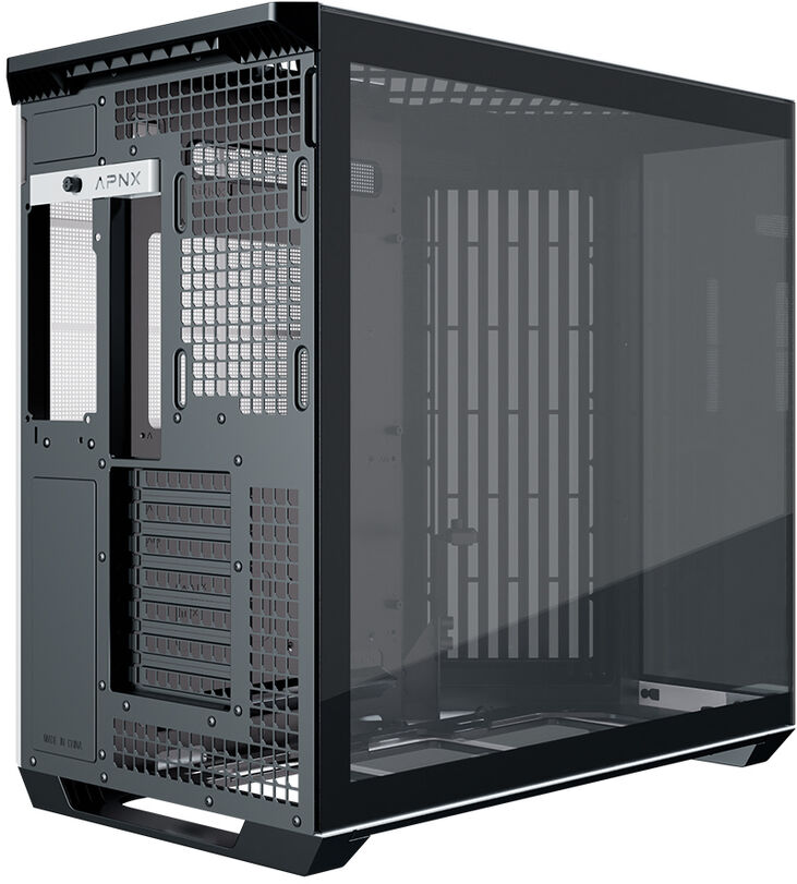 Caja ATX APNX V1 Negro/Madera image number 4