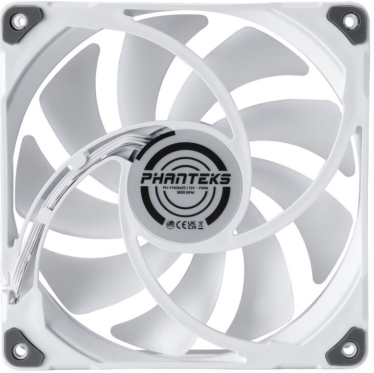 Ventilador Phanteks M25 PWM D-RGB Blanca- 140mm image number 0