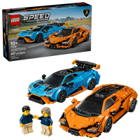 LEGO Speed Champions: Lamborghini Revuelto y Hurac&aacute;n STO, 607 Piezas (77238)