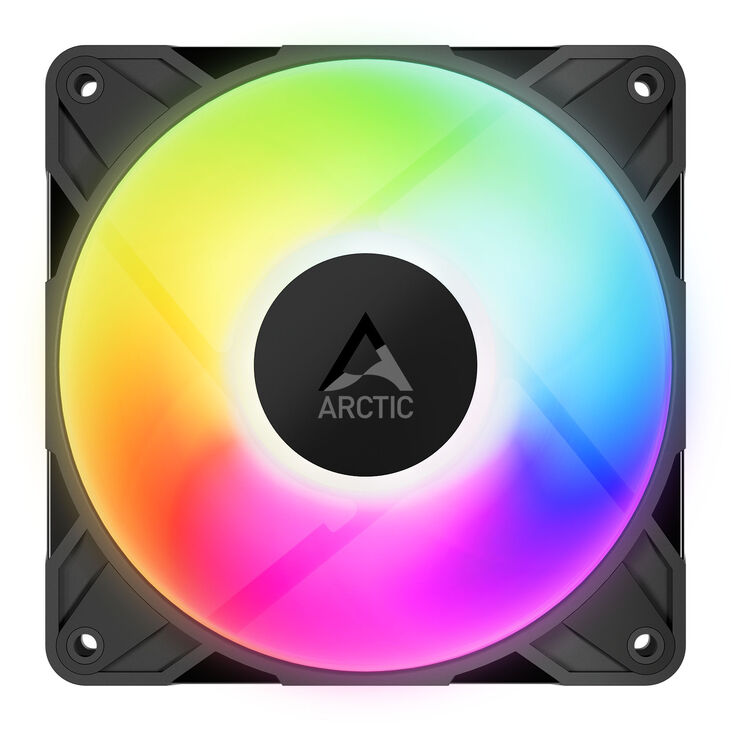 Ventilador Arctic P12 PRO PWM PST ARGB 120mm - Negro image number 3
