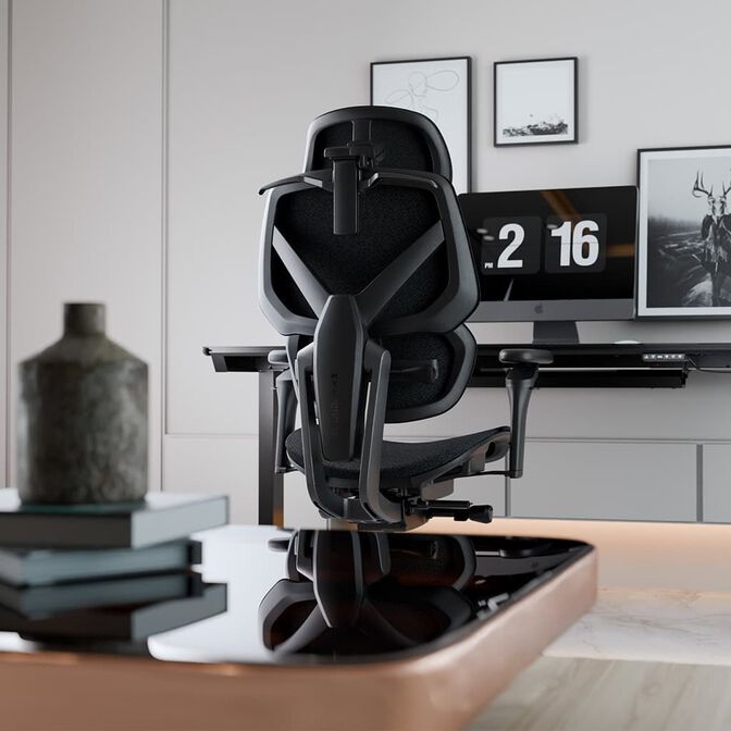 Silla Gaming Ergonomica ThunderX3 FLEX Pro, Apoio lombar 360 graus - Loft Dark Grey image number 8