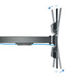 Soporte de Pared Tooq Tilt 43" a 80" Max. 50kg Negro image number null
