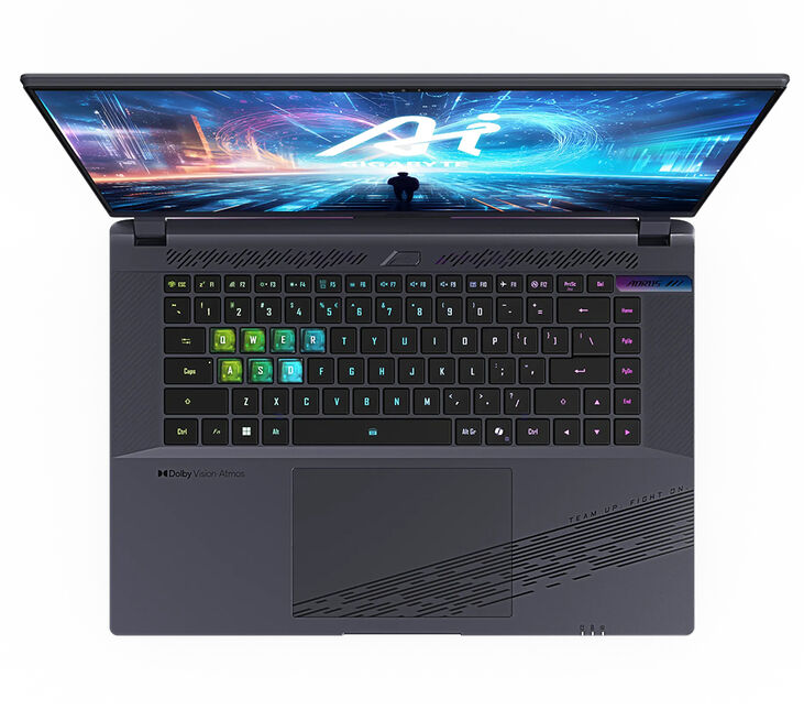 GIGABYTE AORUS 16X 9SG-43PTC64SH Intel® Core™ i7 i7-13650HX Portátil 40,6 cm (16") WQXGA 32 GB DDR5-SDRAM 1 TB SSD NVIDIA GeForce RTX 4070 Wi-Fi 7 (802.11be) Windows 11 Home Gris image number 3