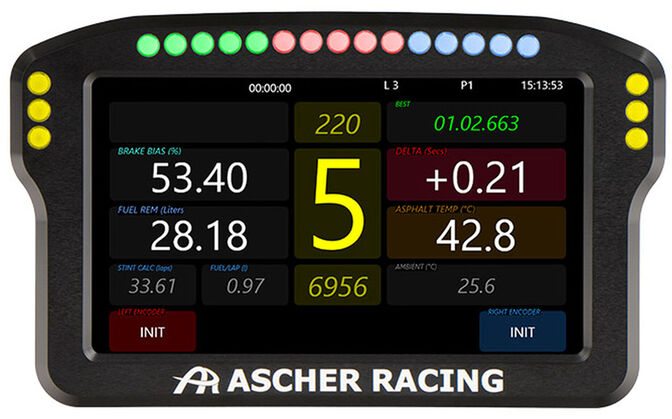 Dashboard 5" Ascher Racing image number 0