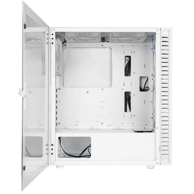 Caja ATX Kolink Observatory HF Mesh ARGB Blanco / Ventiladores Brancas image number 1