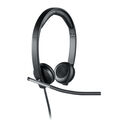 Auriculares Logitech H650e Stereo USB Negro image number null
