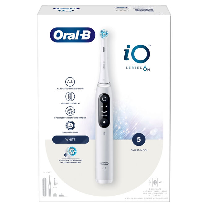 Cepillo de Dientes El&eacute;ctrico Oral-B iO Series 6 Blanco image number 2