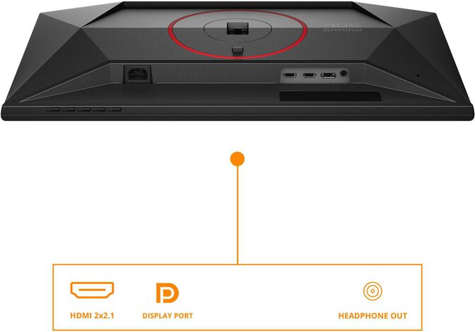 Monitor AGON by AOC 24.5" Q25G4SR Fast IPS QHD 300Hz 0.03ms Adaptive Sync image number 1