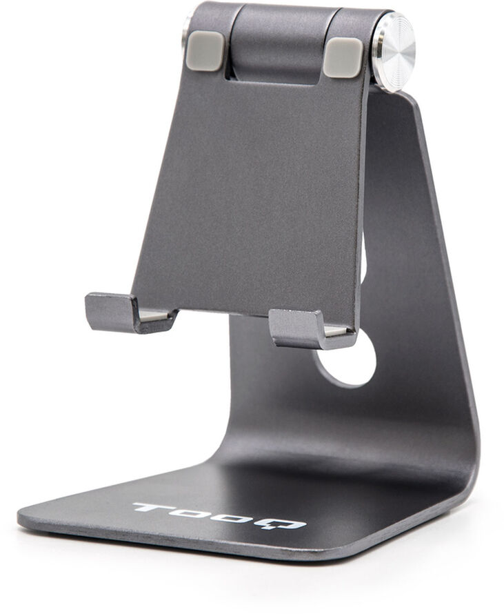 Soporte Mesa Tooq Ajustable para Smartphone/Tablet Plata image number 0