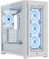 Torre ATX Corsair iCUE 5000X Airflow RGB Smart Blanco Cristal Templado image number null