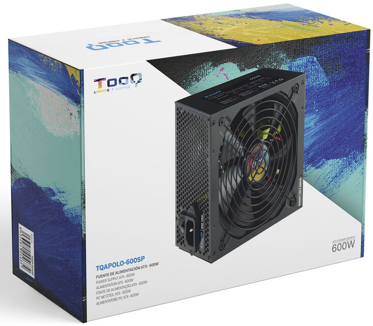 Fuente Alimentación Tooq 600W PFC Activo image number 4