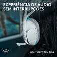Auriculares Logitech G321 Lightspeed Wireless Blanco image number null