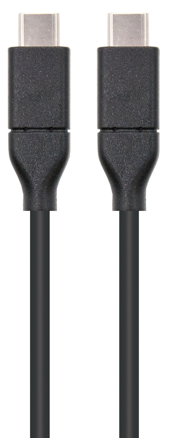 Cable USB 3.1 GEN2 10Gbps 5A Nanocable USB-C M/M 1.0 M Negro image number 1