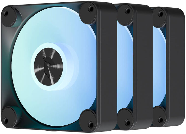 Ventilador APNX FP1-R-120 PWM ARGB Negro - 120mm (Pack 3) image number 0