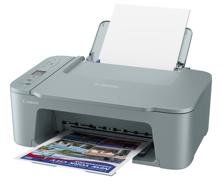 Multifuncional Canon PIXMA TS3752i Wi-Fi Gris Azul image number 4