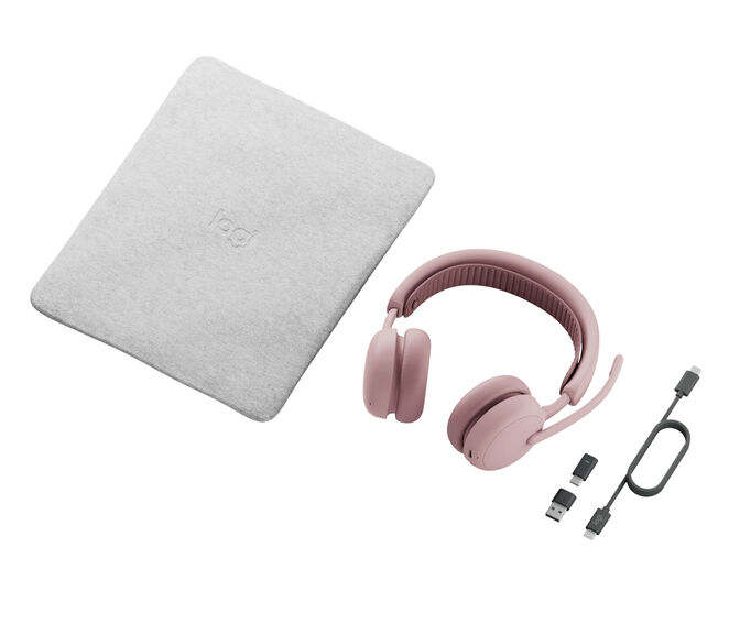 Headset Logitech Zone Wireless 2 ES Bluetooth ANC Rosa image number 5