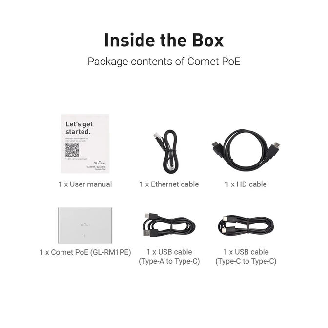 KVM Acesso Remoto GL.iNet GL-RM1PE Comet PoE Ethernet image number 10