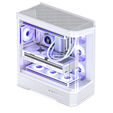 Caja ATX Jonsbo D400 Vidrio Templado Blanco image number null