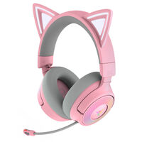Auriculares Razer Kraken Kitty V3 Pro Wireless/Bluetooth Quartz
