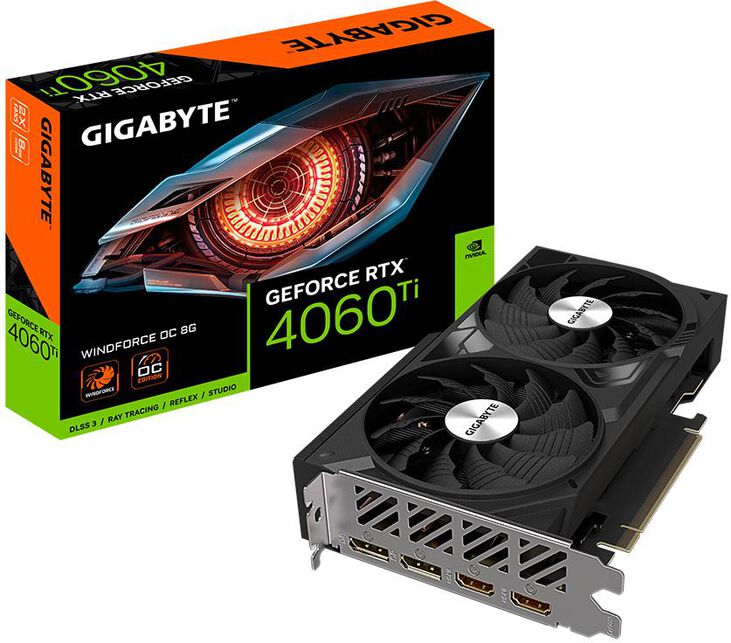 GIGABYTE GeForce RTX 4060 Ti WINDFORCE OC NVIDIA 8 GB GDDR6 image number 6
