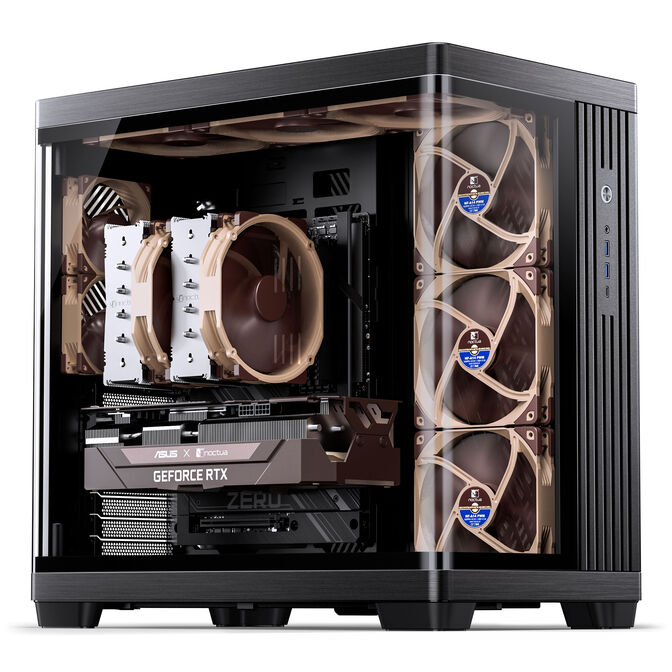 Caja ATX Jonsbo TK-4 Vidrio Tempelado Negro image number 6