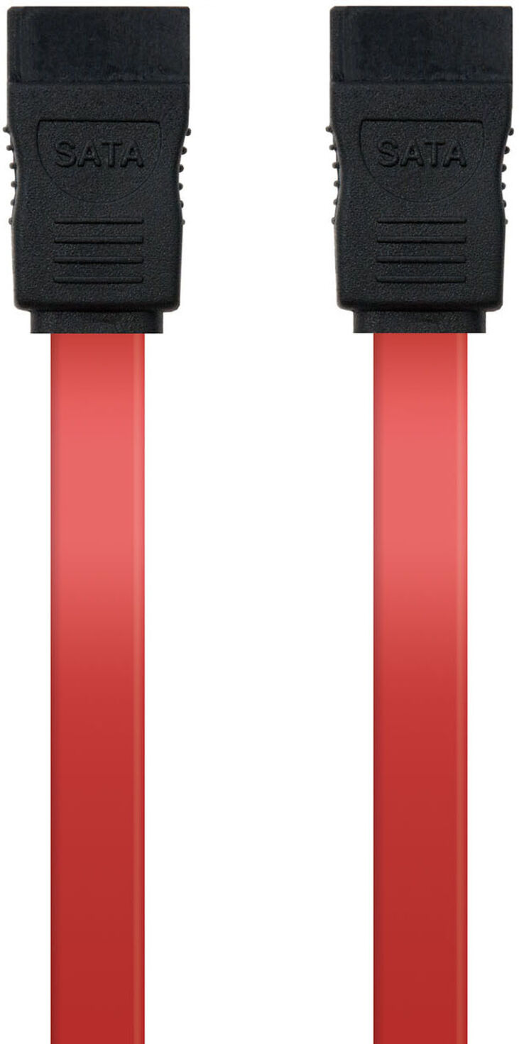 Cable SATA III NanoCable 50 CM Rojo OEM image number 2