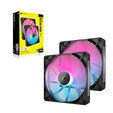 Ventilador Corsair iCUE Link RX140 RGB PWM Negra 140mm (Pack 2) image number null