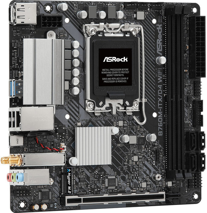 Placa Base ASRock B760M-ITX/D4 WiFi image number 3