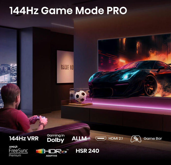 Televisor Hisense 43E7Q PRO 43" QLED UltraHD 4K VIDAA image number 2