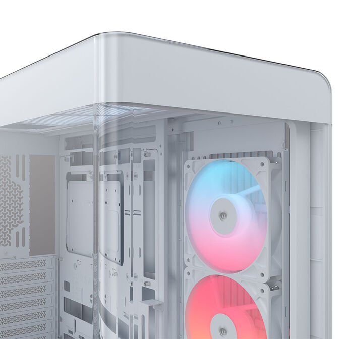 Torre E-ATX Corsair 4500X RS-R ARGB Blanco Cristal Templado image number 12