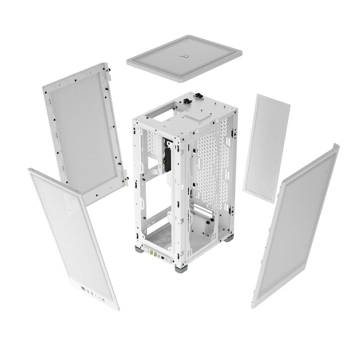 Torre Mini-ITX Corsair 2000D Airflow Blanco Cristal Templado image number 8
