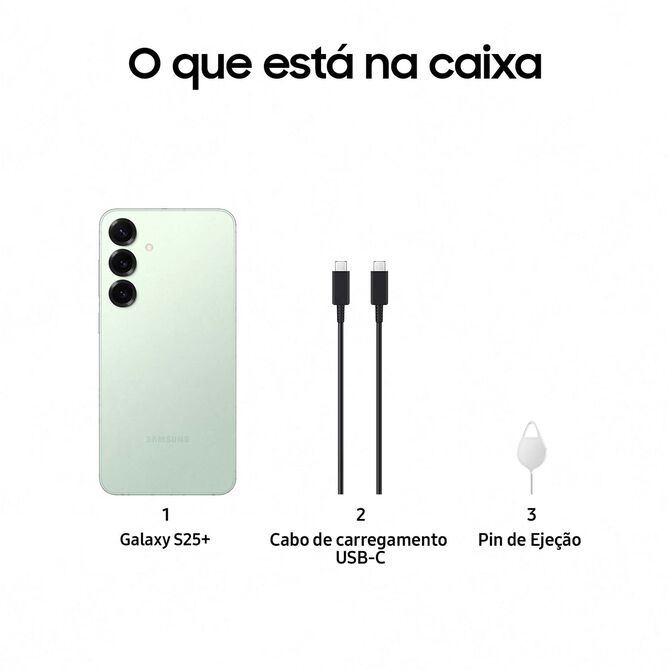 Smartphone Samsung Galaxy S25+  6.7" (12 / 256GB) 120Hz Menta image number 6