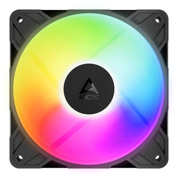 Ventilador Arctic P12 PRO Reverse PWM PST ARGB 120mm - Negro image number 2