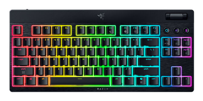 Teclado Razer BlackWidow V4 Low-Profile TKL HyperSpeed Yellow Switch (US) image number 0