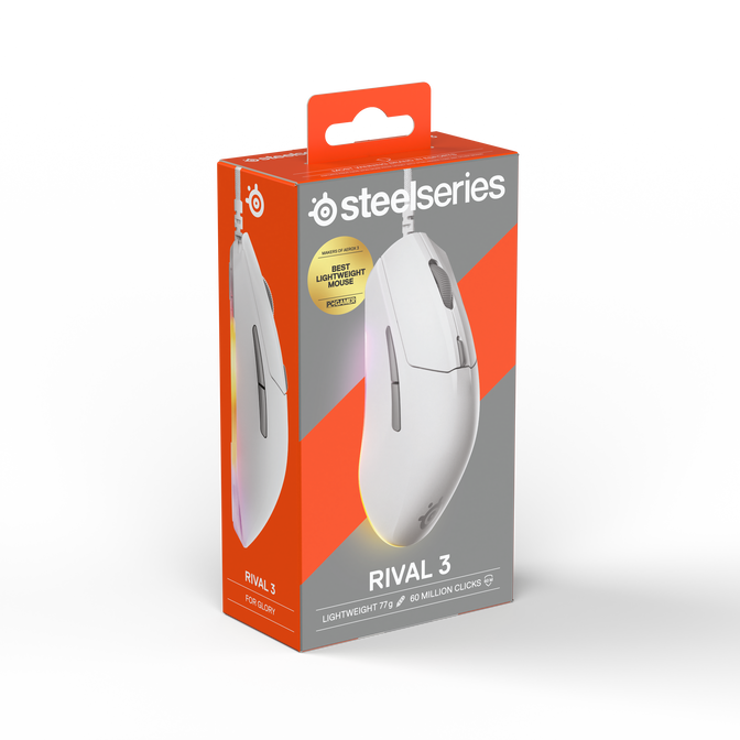 Rat&oacute;n Steelseries Rival 3 Gen2 Blanco image number 9