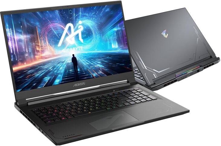GIGABYTE AORUS AZG-65PT665SH Intel® Core™ i9 i9-13980HX Portátil 43,9 cm (17.3") Quad HD 32 GB DDR5-SDRAM 2 TB SSD NVIDIA GeForce RTX 4090 Wi-Fi 6E (802.11ax) Windows 11 Home Portugués Negro image number 1