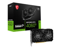 Tarjeta Gráfica MSI GeForce® RTX 4060 Ti VENTUS 2X BLACK OC 16GB GDDR6 DLSS3