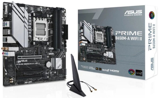 Placa Base Asus PRIME B650M-A WiFi II image number 0