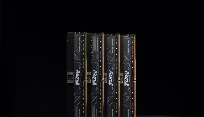 Kingston Kit 128GB (4 x 32GB) DDR5 6400MHz FURY Renegade Pro ECC RDIMM CL32 image number 5