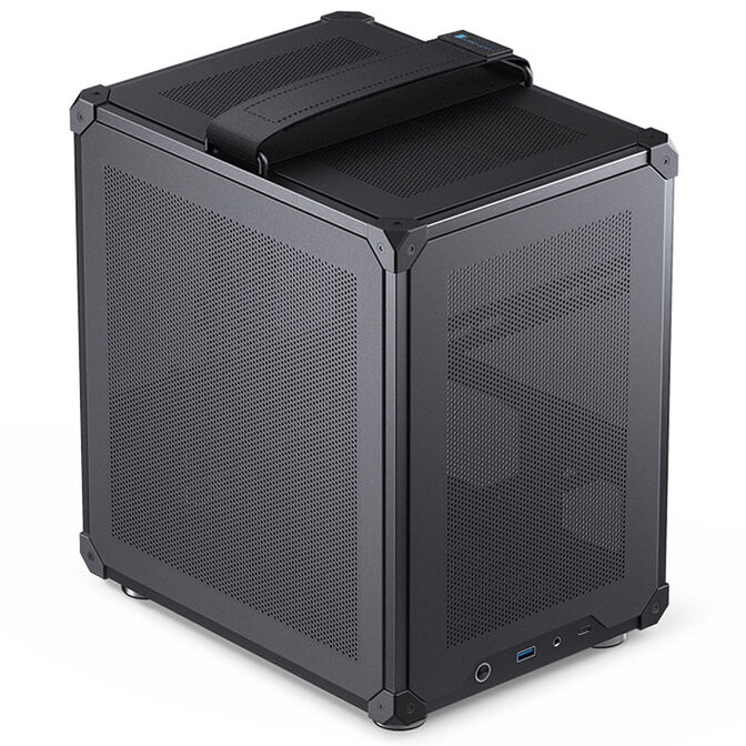 Caja Micro-ATX Jonsbo C6 c/ Asa &ndash; Negra image number 0