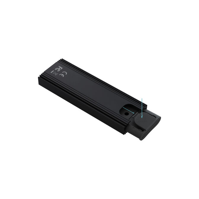Caja SSD Tooq TQE-2230B M.2 NVMe PCIe USB3.1 Gen 2 Negro image number 2