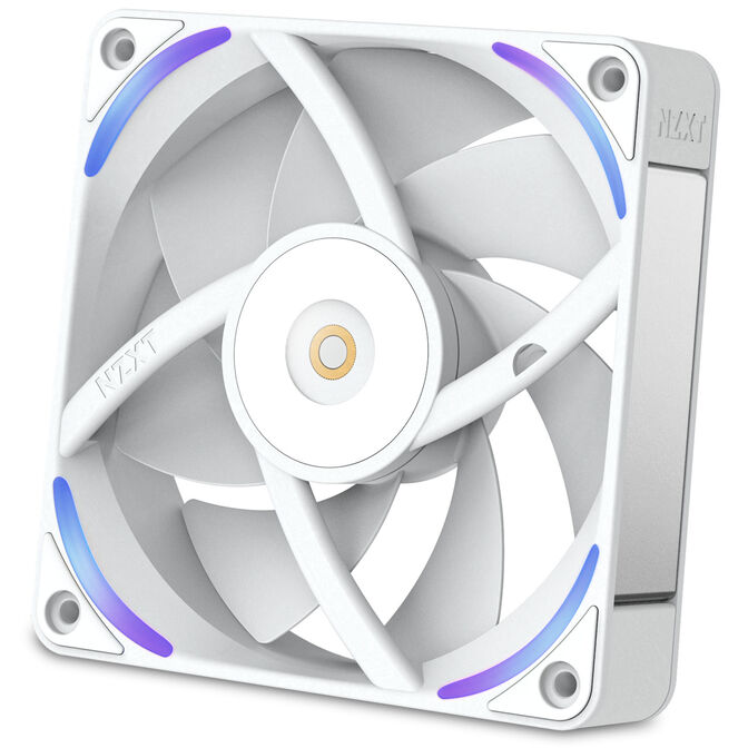 Ventilador  NZXT F120x Perfomance RGB 120mm - Single Pack Blancas image number 6