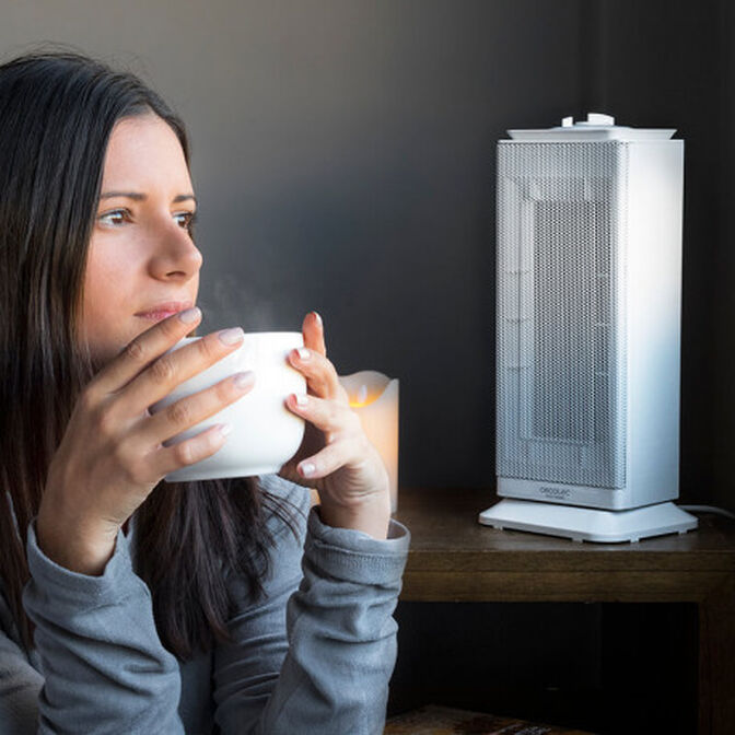 Calefactor Cer&aacute;mico de Ba&ntilde;o Cecotec Ready Warm 6250 Ceramic Sky Style 2000W image number 3