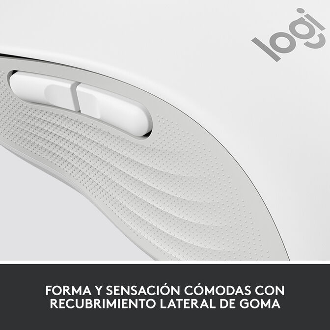 Rat&oacute;n Logitech Signature M650 L for Business 4000DPI Wireless/Bluetooth Blanco image number 3