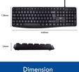 Teclado Ewent Business USB Quiet Typing PT Negro image number null