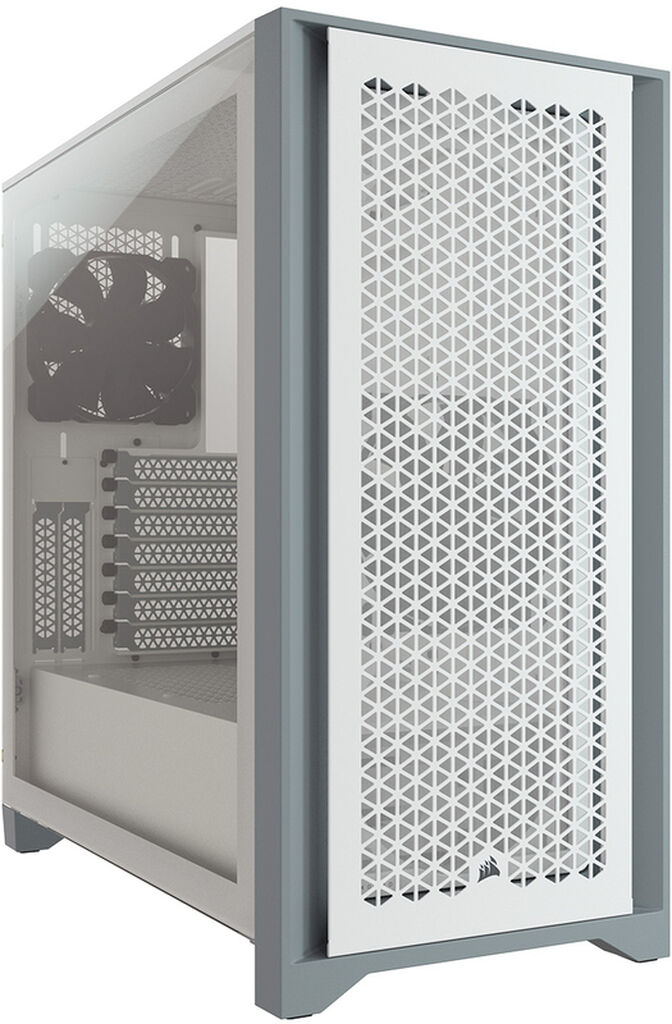 Torre E-ATX Corsair 4000D Airflow Blanco Vidro Temperado image number 0