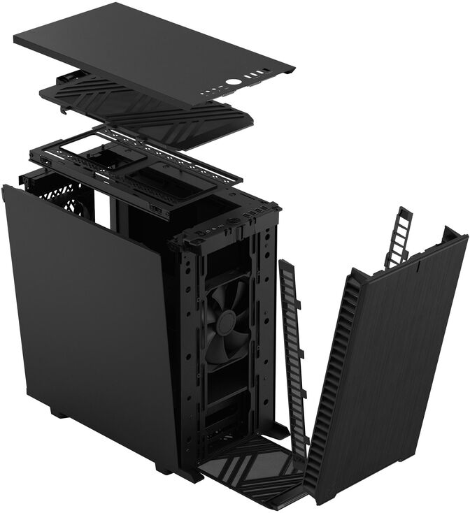 Torre Micro-ATX Fractal Design Define 7 Mini Black Solid image number 23